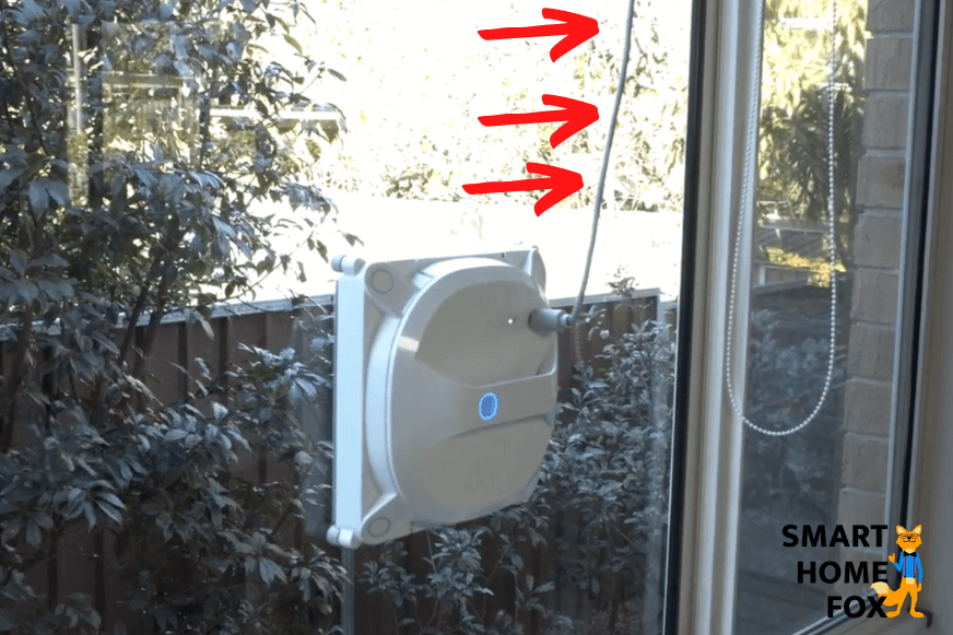 deplacements robot laveur de vitre ecovacs